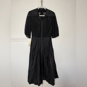 Planting Bride Black Lace Long Sleeve Dress size 8 new with tag